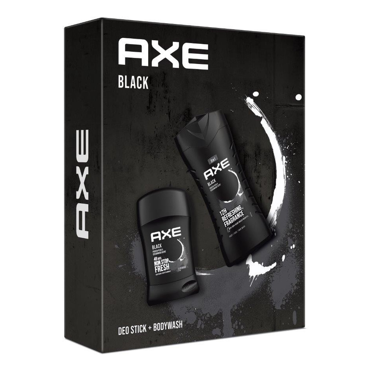 Axe Zestaw prezentowy Black (dezodorant sztyft 50ml + żel pod prysznic 250ml) 300ml