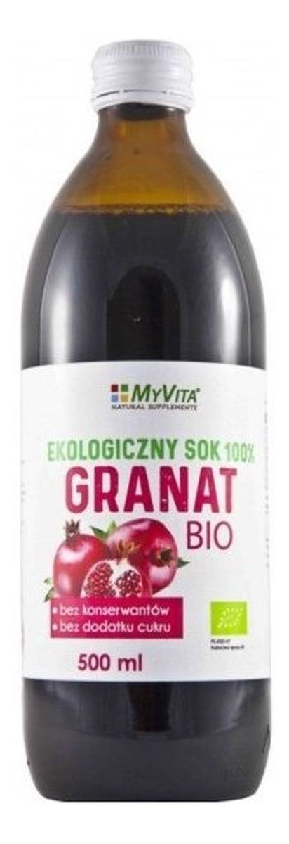 Ekologiczny Sok 100% Granat Bio