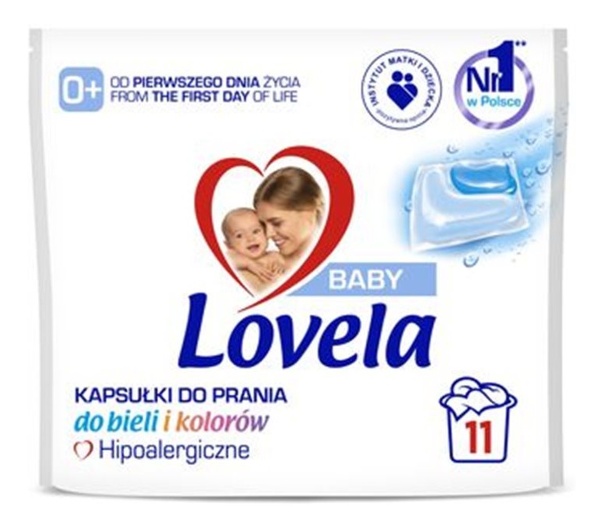 Kapsułki do prania 11szt. Uniwersalne