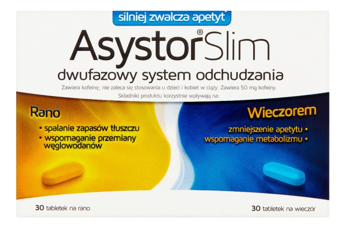 Dwufazowy system odchudzania suplement diety 60 tabletek