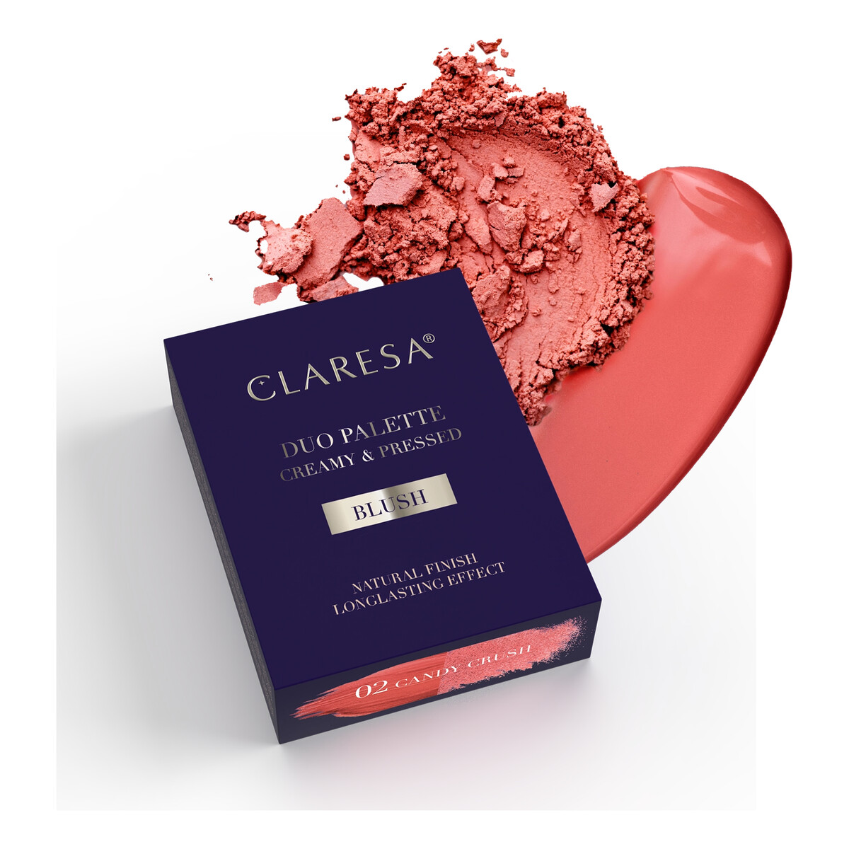 Claresa Duo Palette Kremowo-Pudrowa Paleta Do Konturowania 8.5g