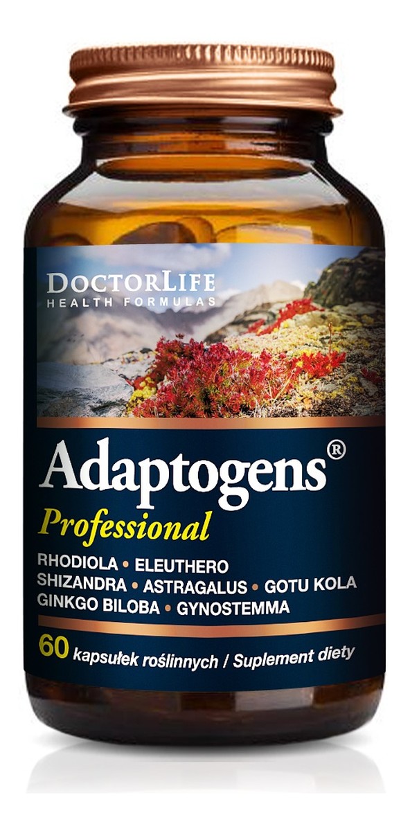 Adaptogens Professonal suplement diety 60 Kapsułek