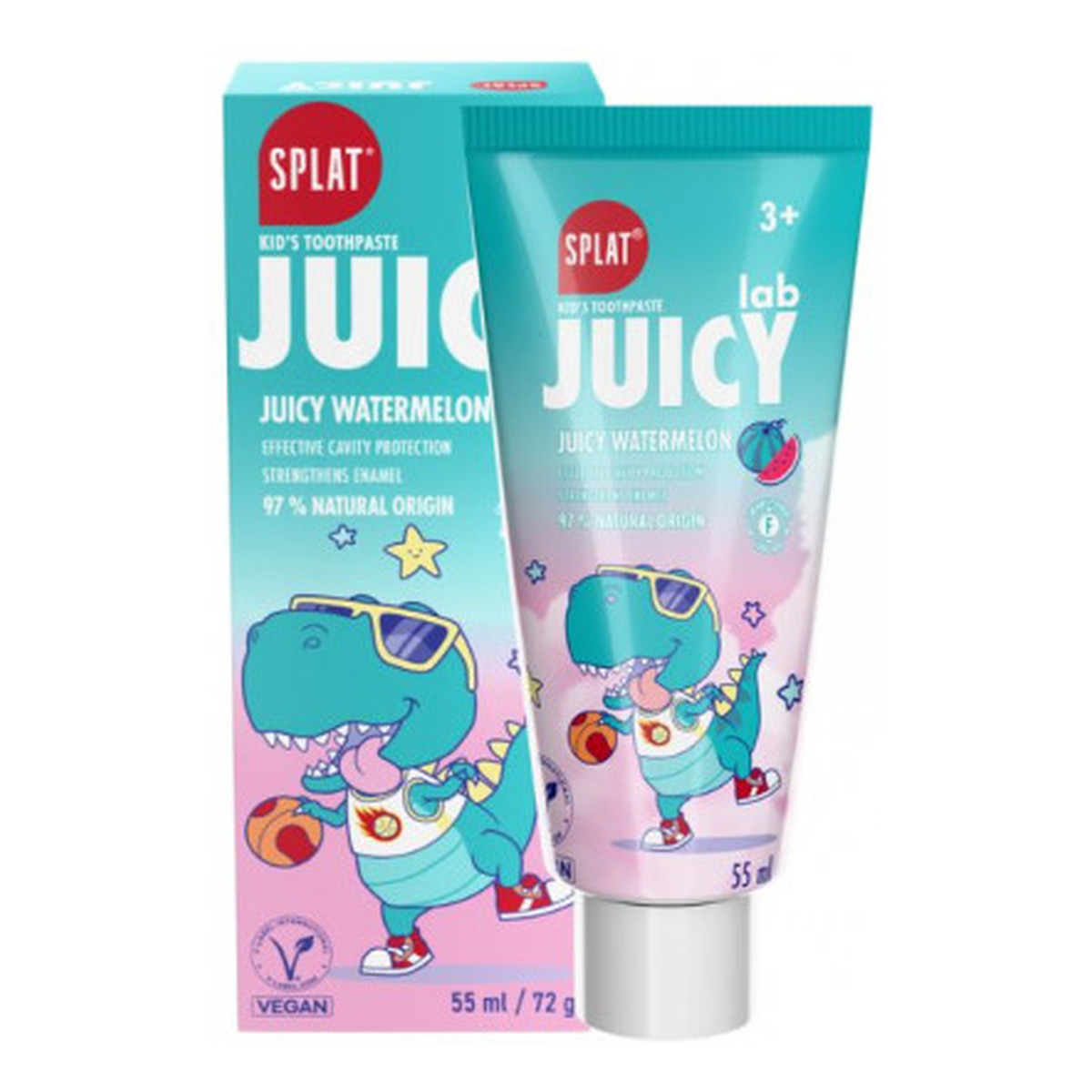 Splat Juicy lab pasta do zębów dla dzieci o smaku arbuza 3+ 55ml
