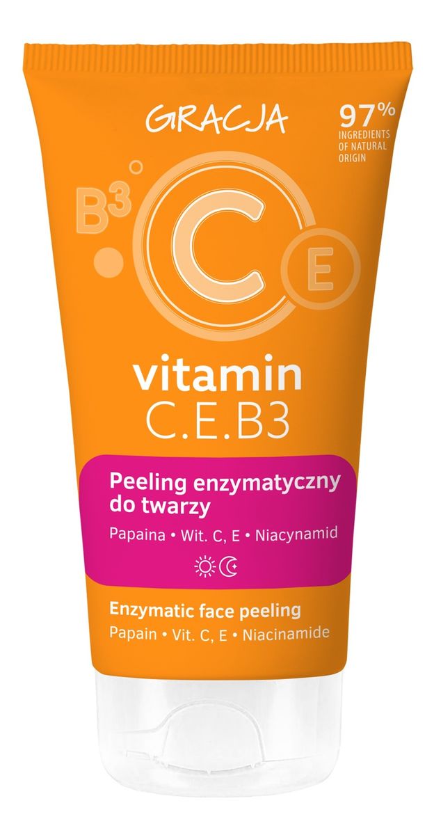 Gracja vitamin c.e.b3 peeling enzymatyczny do twarzy 75 ml