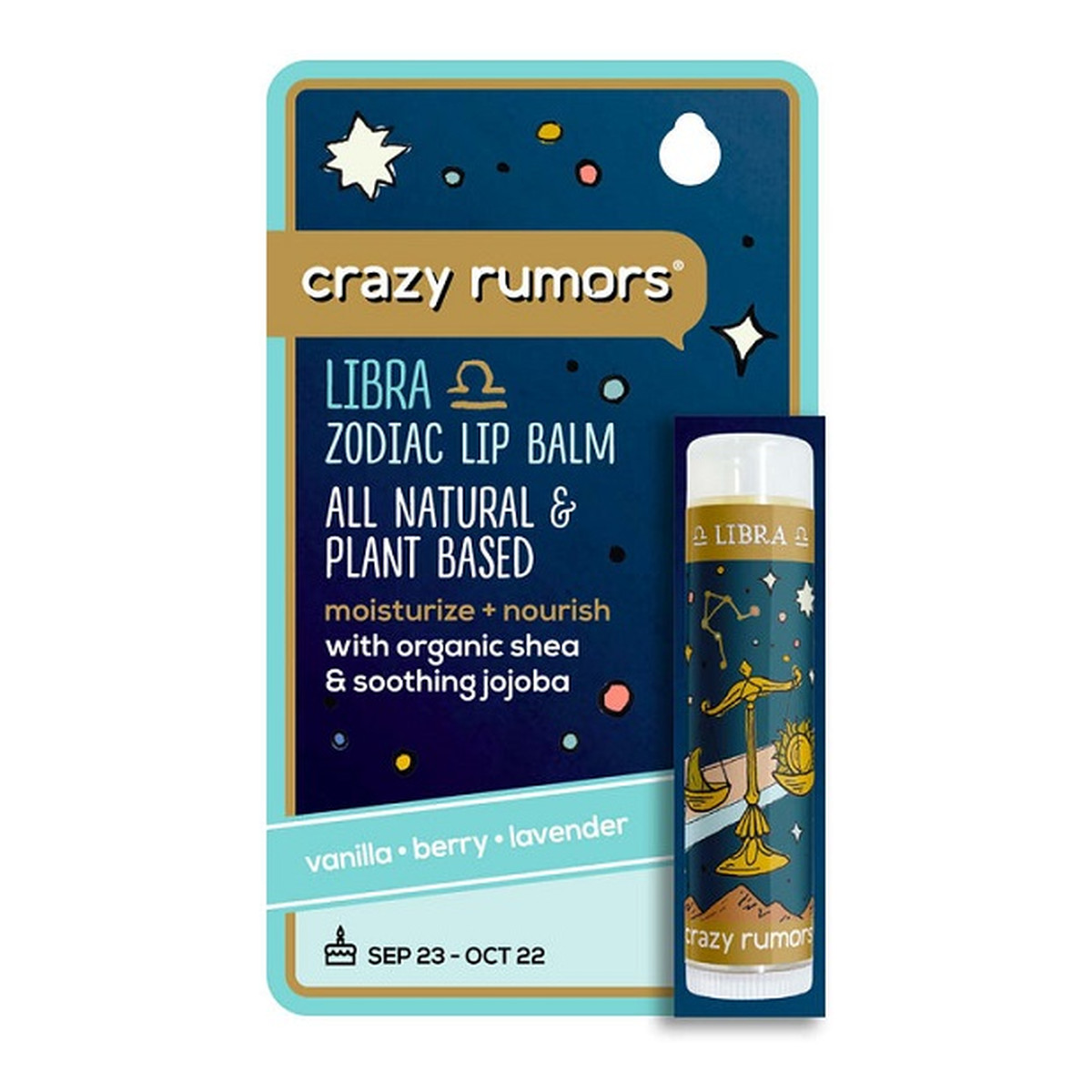 Crazy Rumors Zodiac Lip Balm Naturalny balsam do ust - Waga 4.4ml