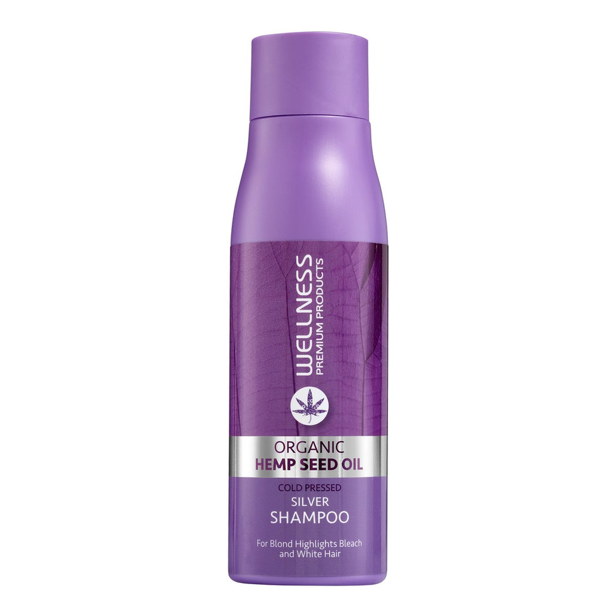 Wellness Szampon fioletowy neutralizujący żółte tony z Konopią 500ml