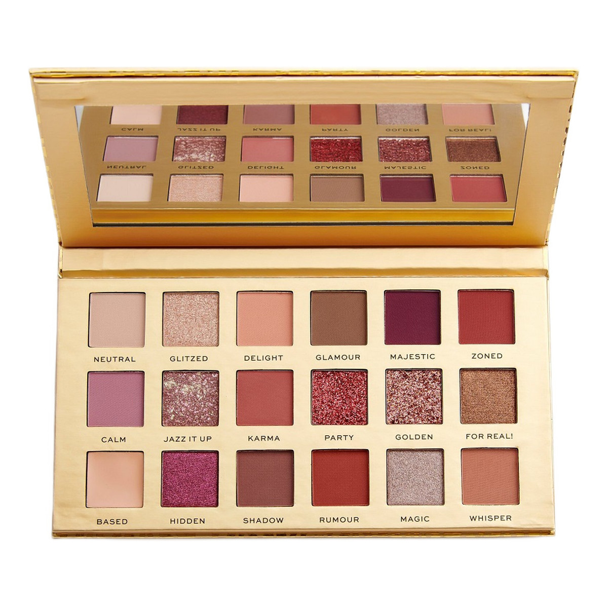 Makeup Revolution Revolution pro new neutral eyeshadow palette paleta 18 cieni do powiek