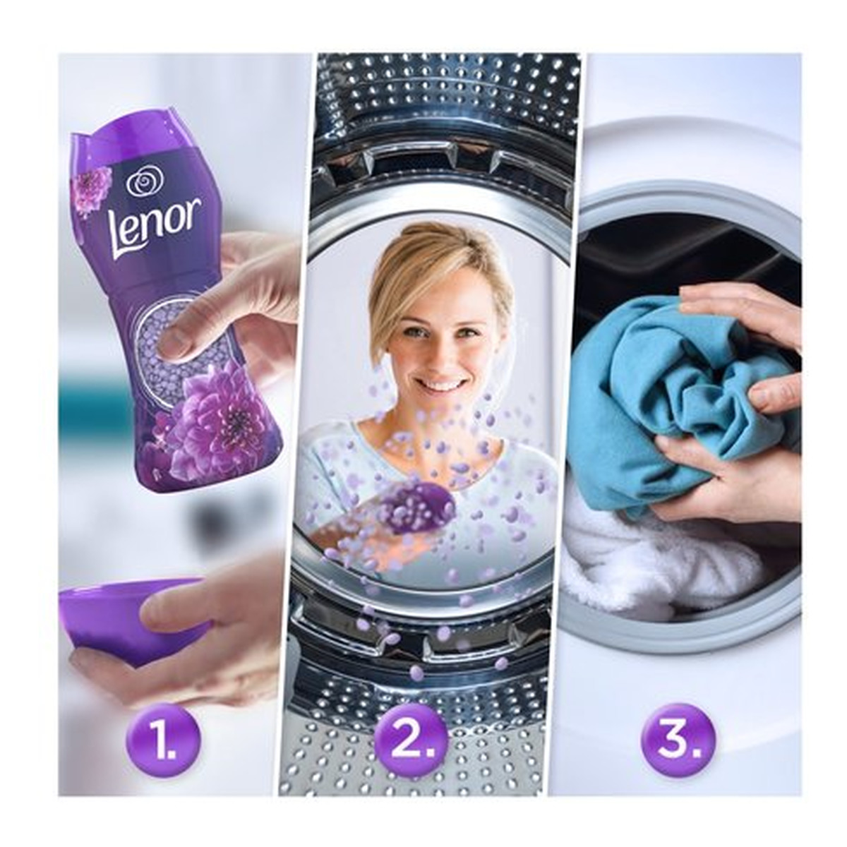 Lenor Amethyst Perełki Zapachowe do Prania 210g