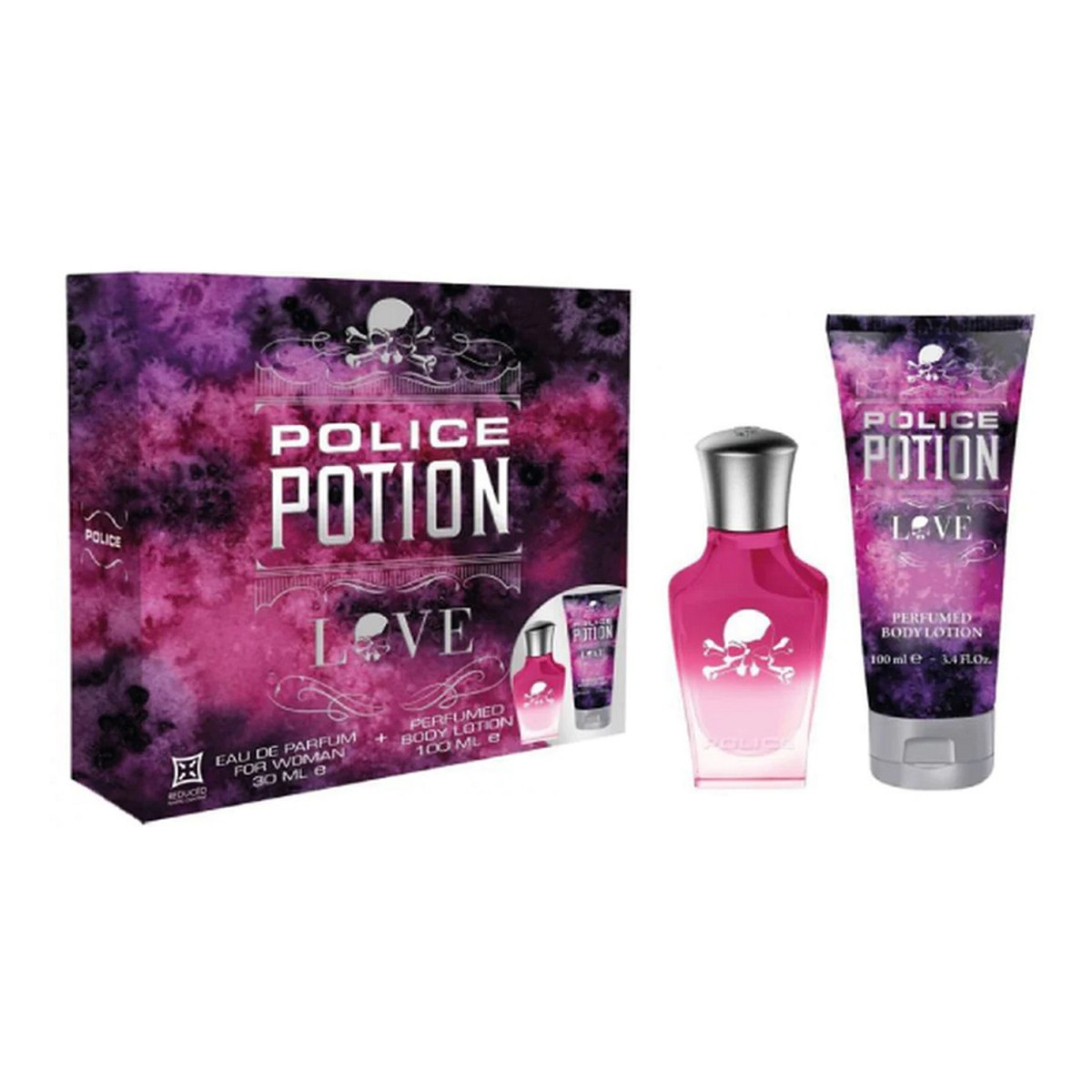 Police Potion Love Zestaw woda perfumowana spray 30ml + balsam do ciała 100ml
