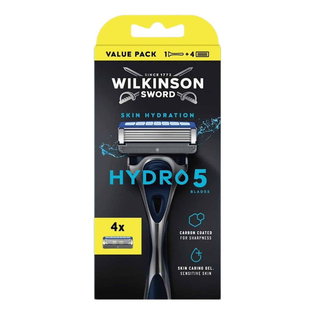 Wilkinson Hydro 5 Skin pro maszynka do golenia + 4 szt. wkładów