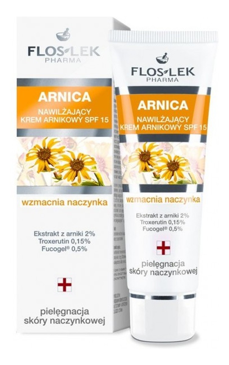 Krem nawilżający do skóry naczynkowej SPF15