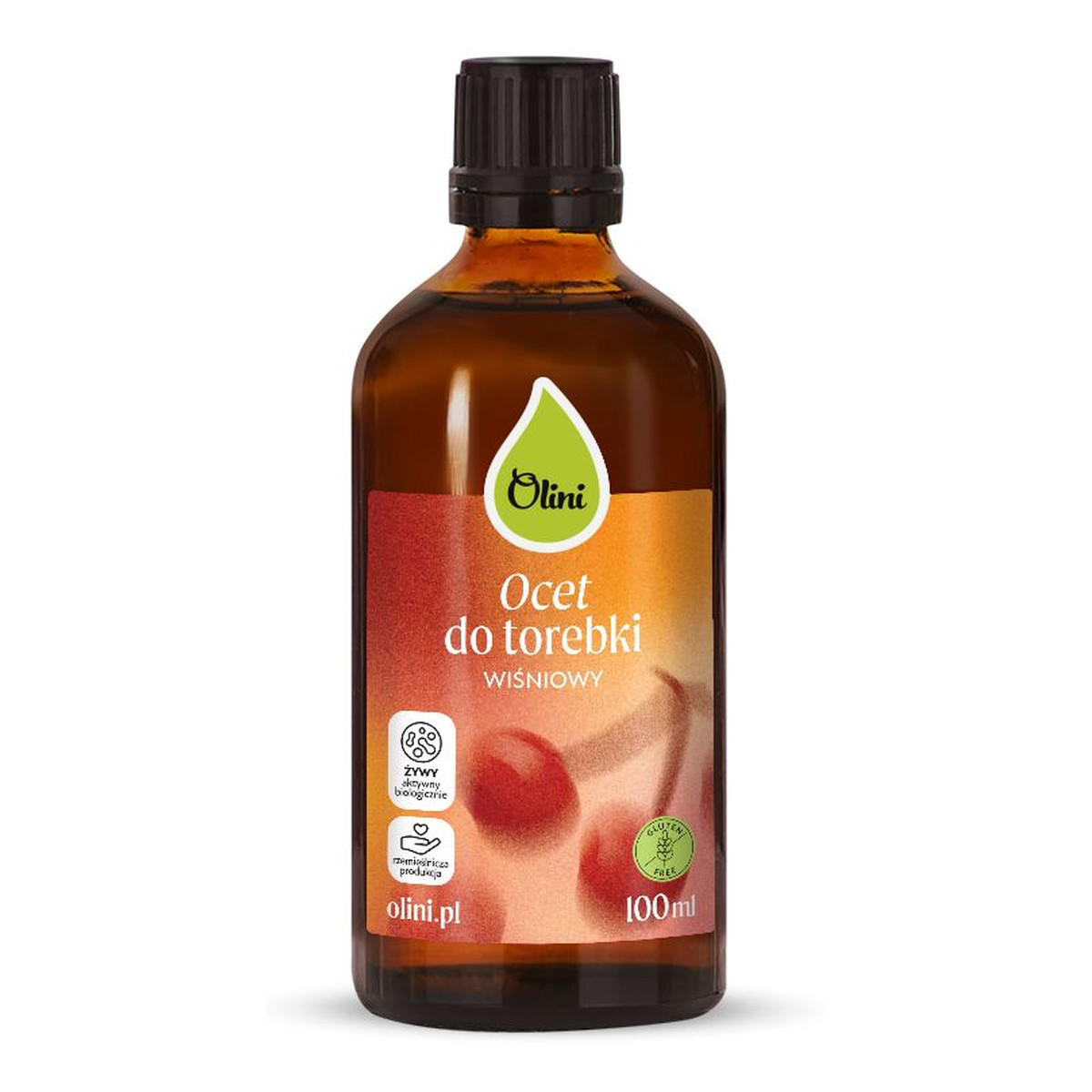 Olini Ocet wiśniowy naturalny niepasteryzowany 100ml