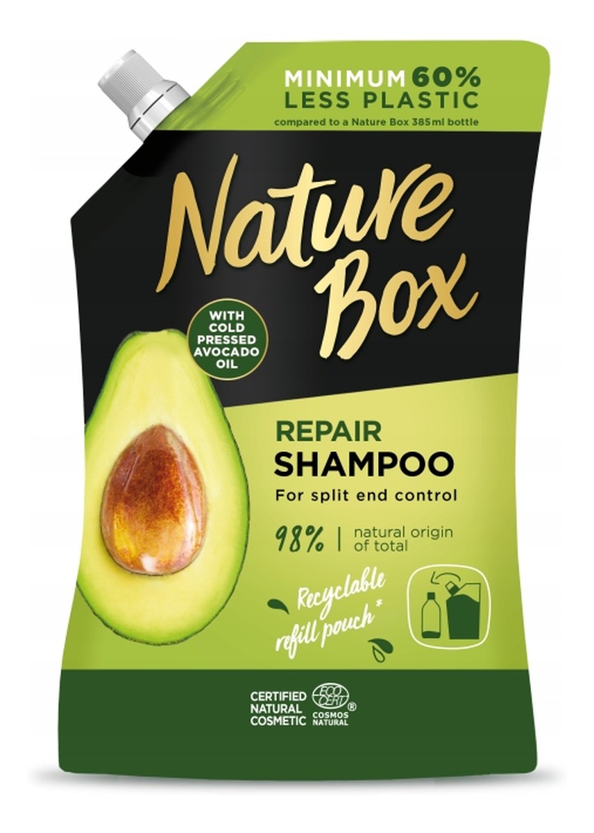 Repair shampoo szampon do włosów avocado oil 500ml refill