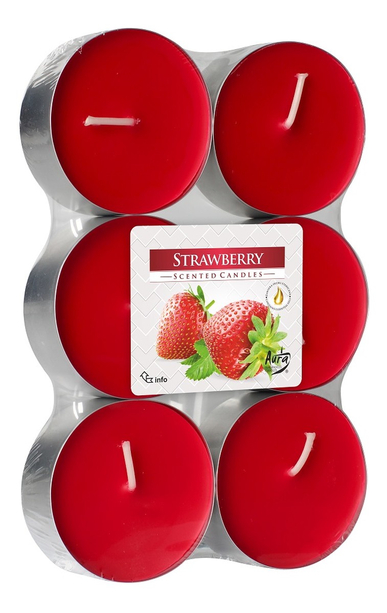 Podgrzewacze zapachowe maxi strawberry 6szt.