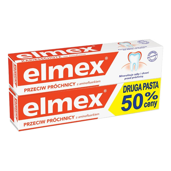 elmex Pasta Do Zębów 2x75ml 150ml