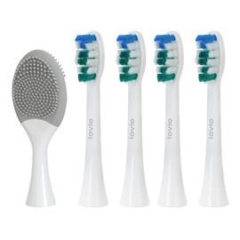 Sonicprotect pro końcówki do szczoteczki sonicznej miękkie białe lvtb124wk-hs 5szt
