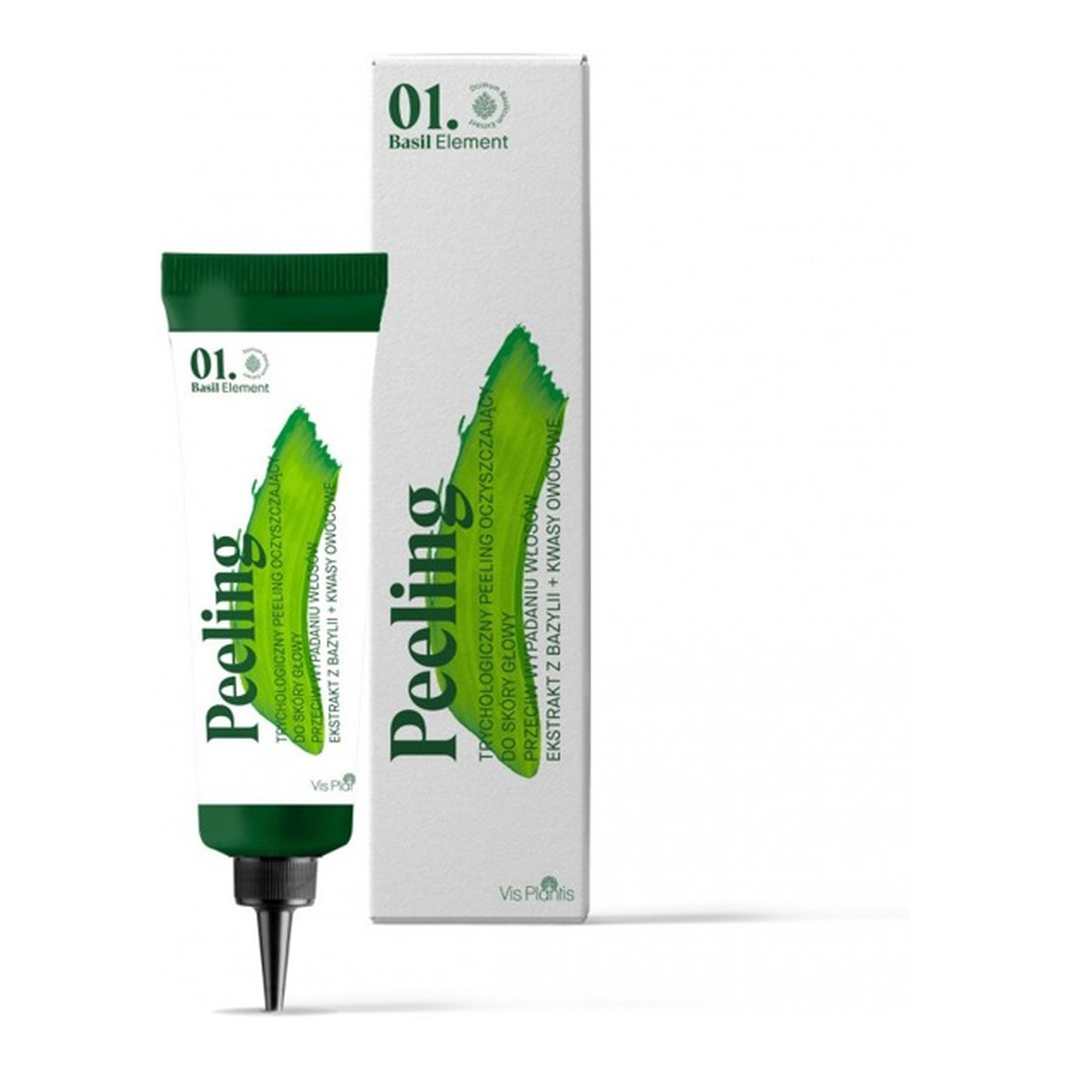 Vis Plantis Basil Element Trychologiczny peeling oczyszczający przeciw wypadaniu włosów 125ml
