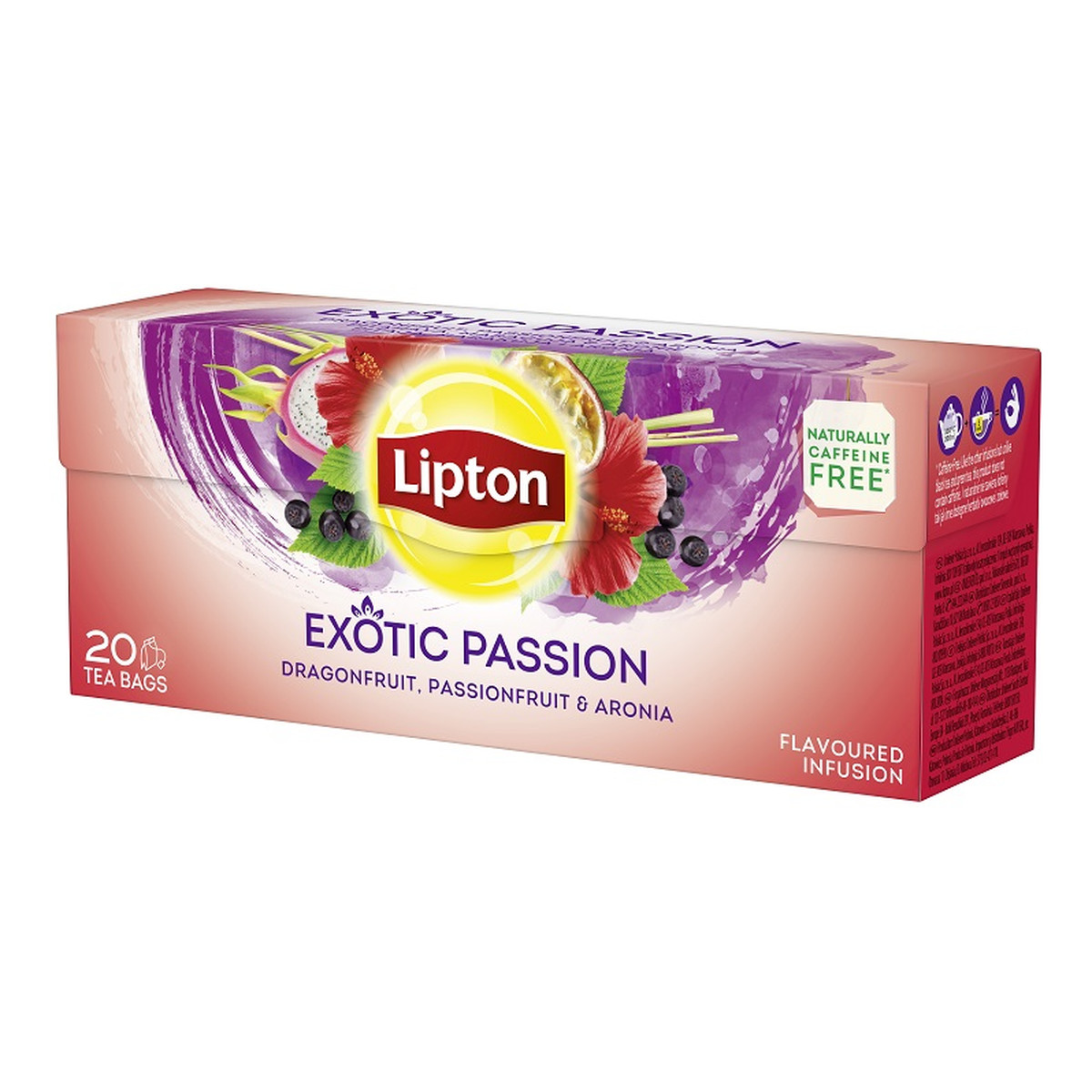 Lipton Exotic Passion Herbata owocowa 20 torebek 32g