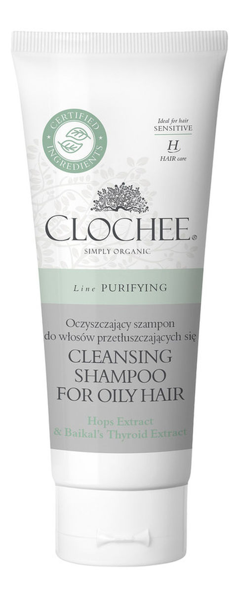 Oczyszczający szampon do włosów przetłuszczających się.