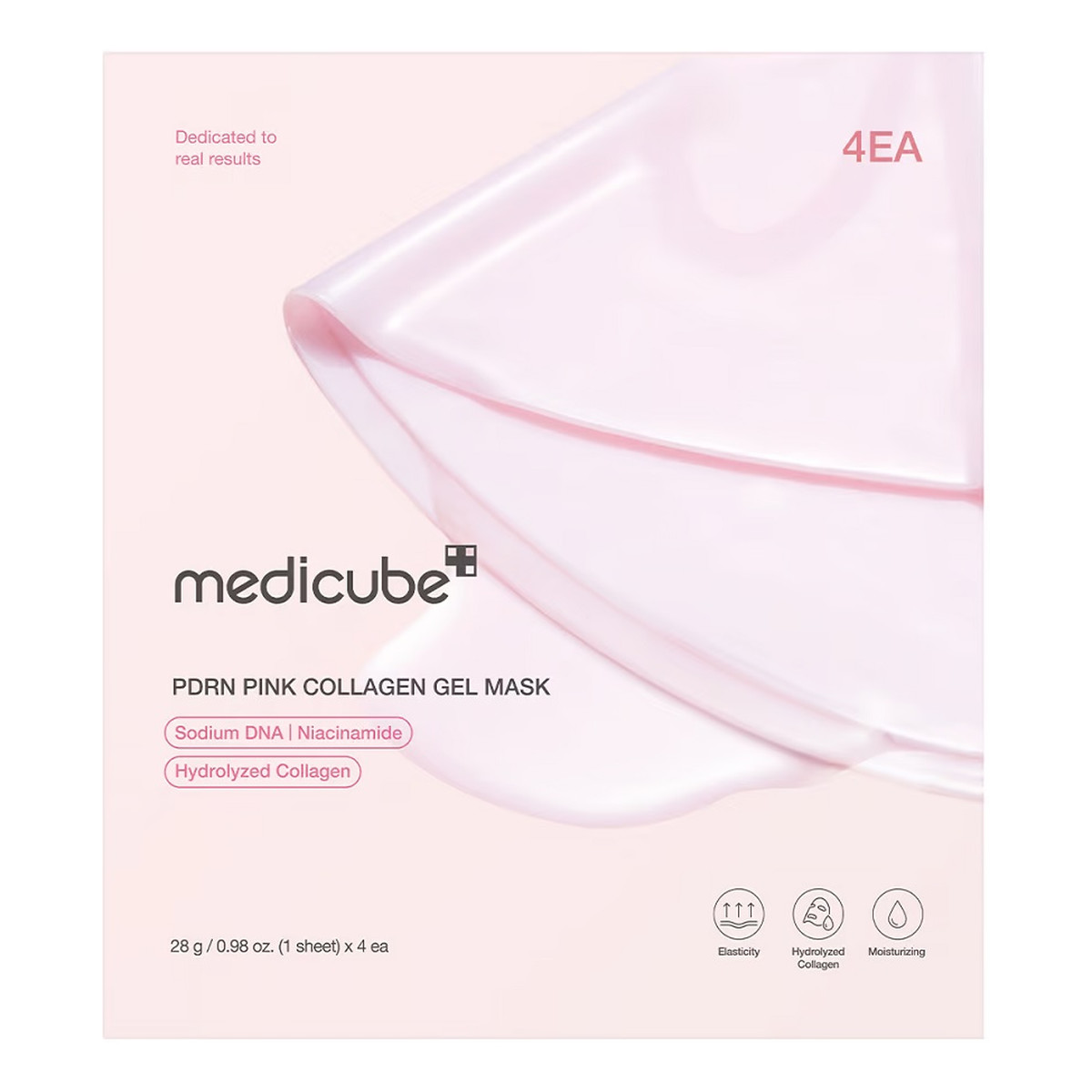 Medicube PDRN Pink Collagen Gel Mask kolagenowa maska do twarzy 28g