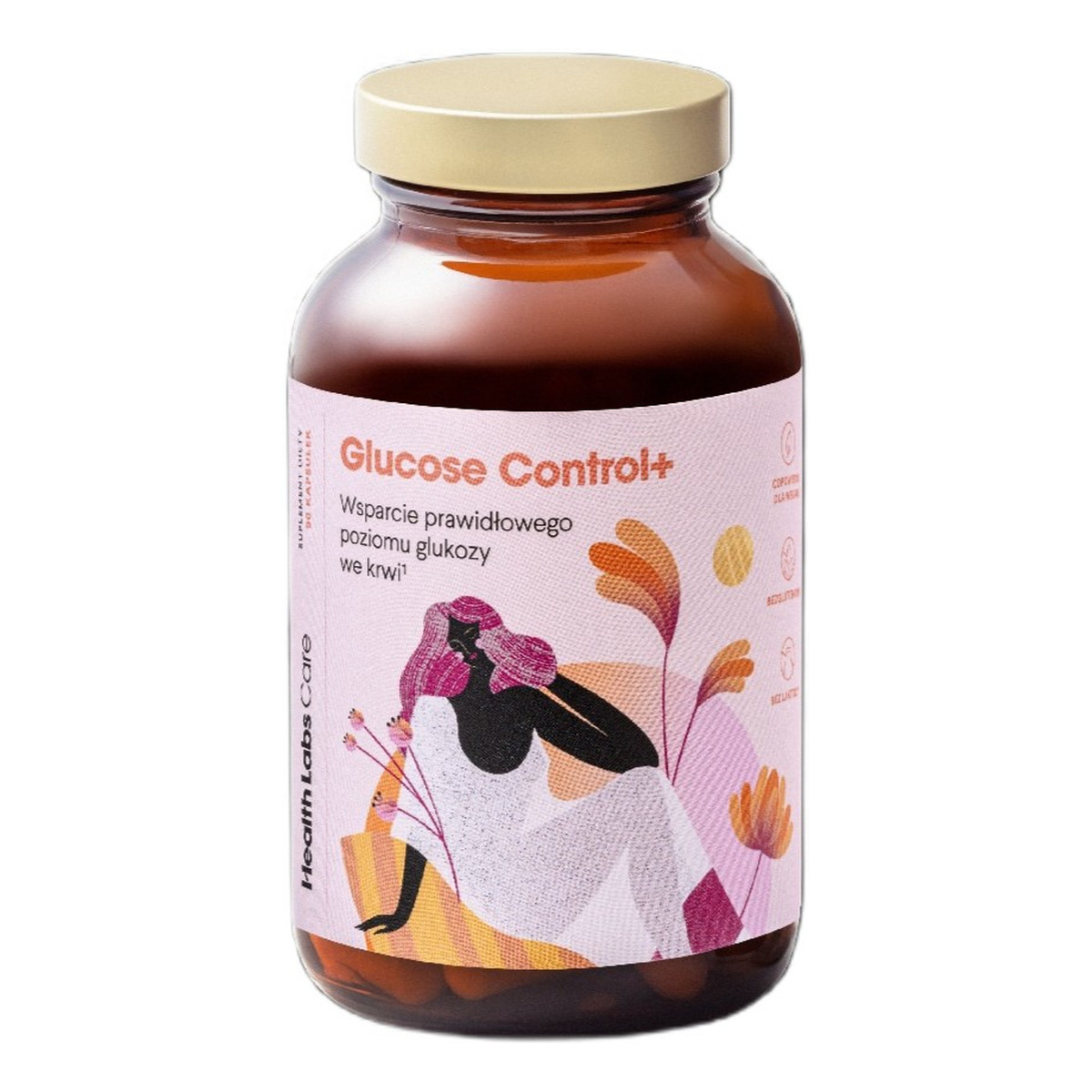 HealthLabs Glucose control+ suplement diety 90 kapsułek