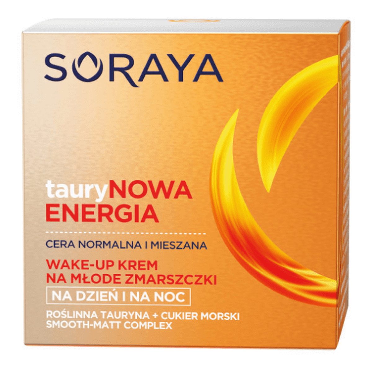 Soraya Taurynowa Energia Wake-Up, Krem przeciwzmarszczkowy cera normalna i mieszana na dzień na noc 50ml