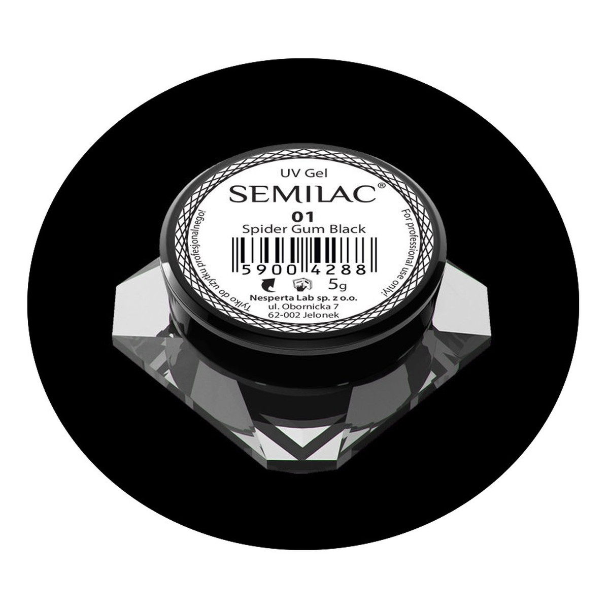 Semilac Spider Gum Żel do zdobienia paznokci 5g