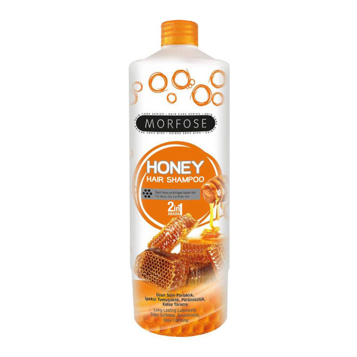 Morfose Honey 2in1 szampon miodowy regenerujący zniszczone włosy 1000ml
