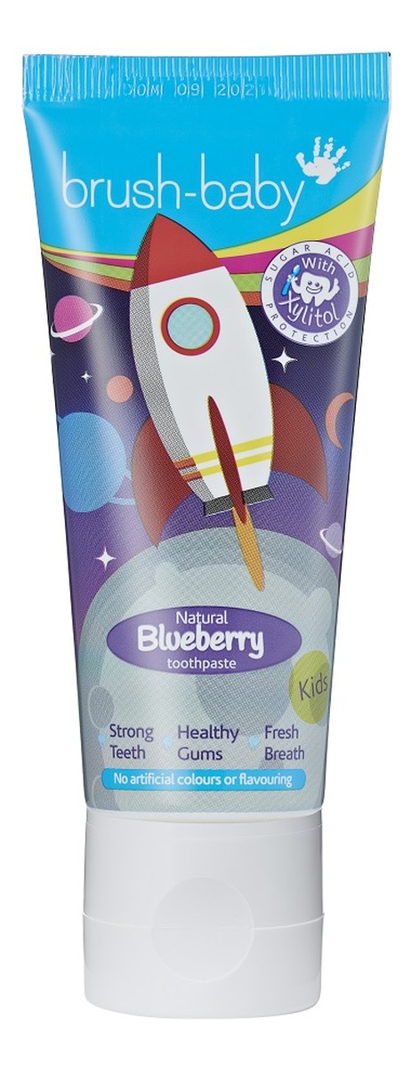 Rocket pasta do zębów dla dzieci 3+ blueberry