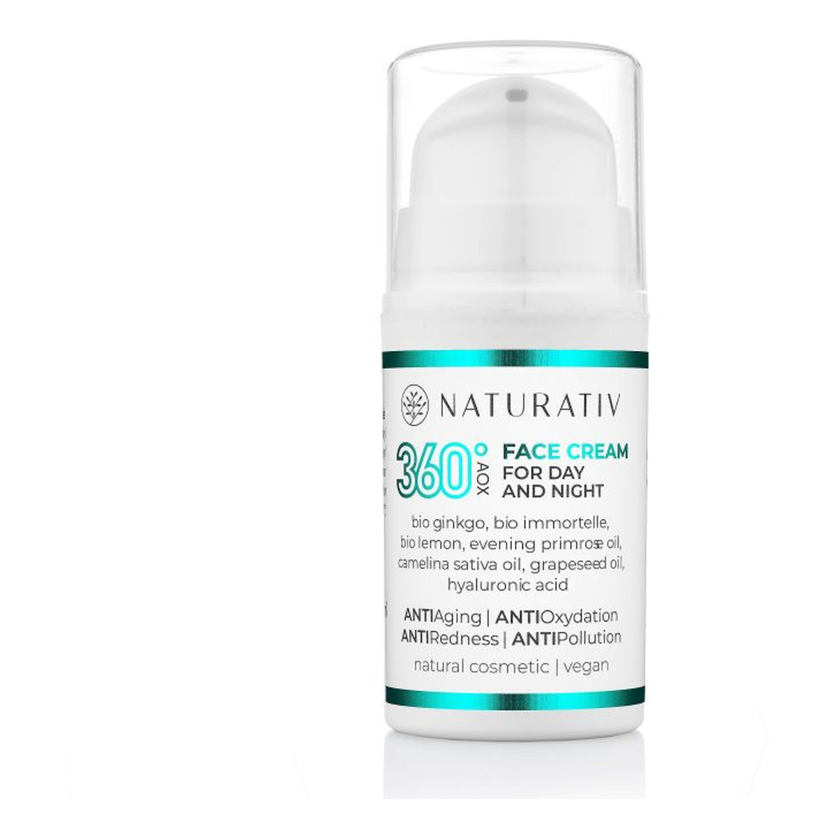 Naturativ 360 AOX Face Cream For Day & Night mini Krem do twarzy na dzień i na noc 15ml