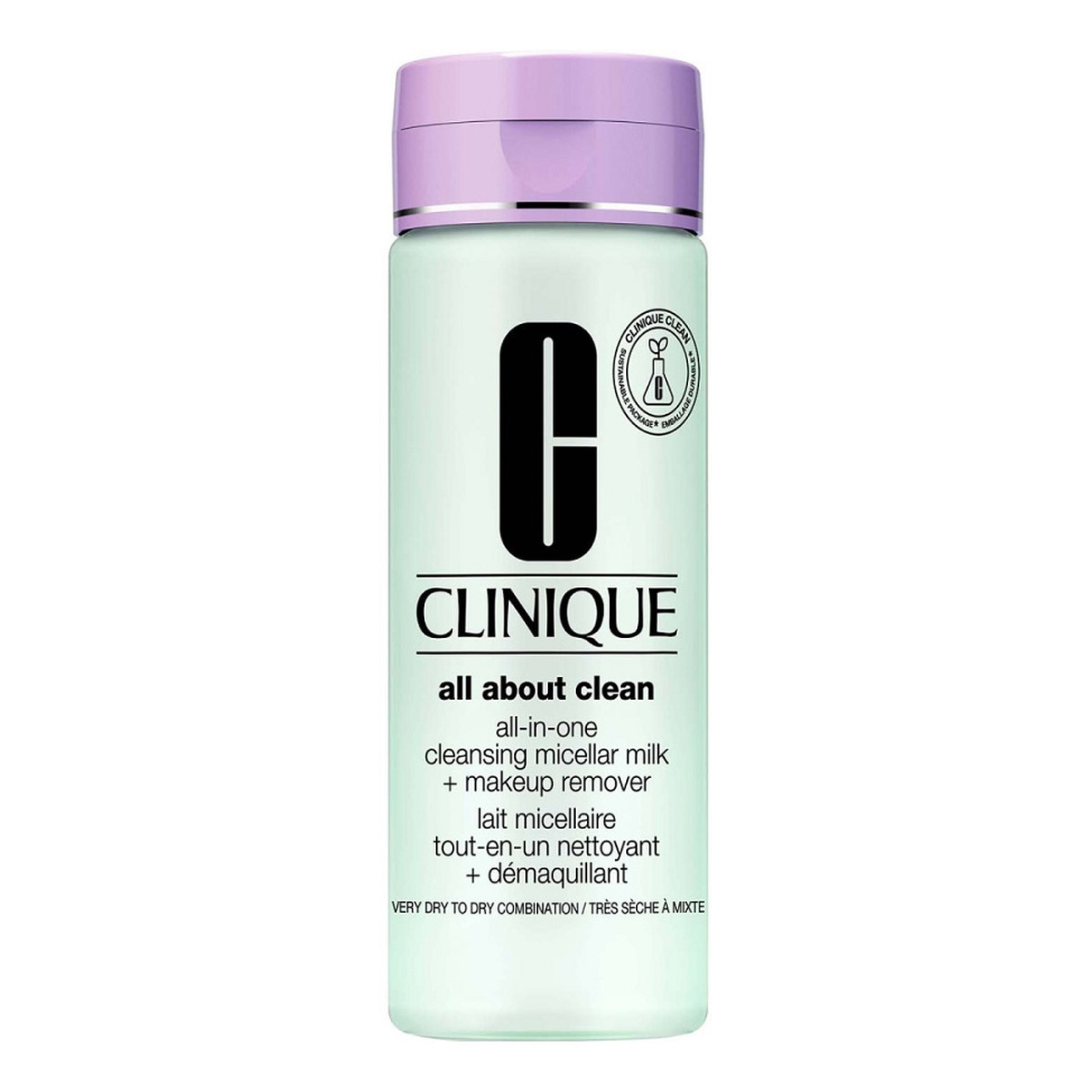 Clinique All-in-One Cleansing Micellar Milk + Makeup Remover oczyszczające Mleczko do demakijażu do cery suchej i bardzo suchej 200ml