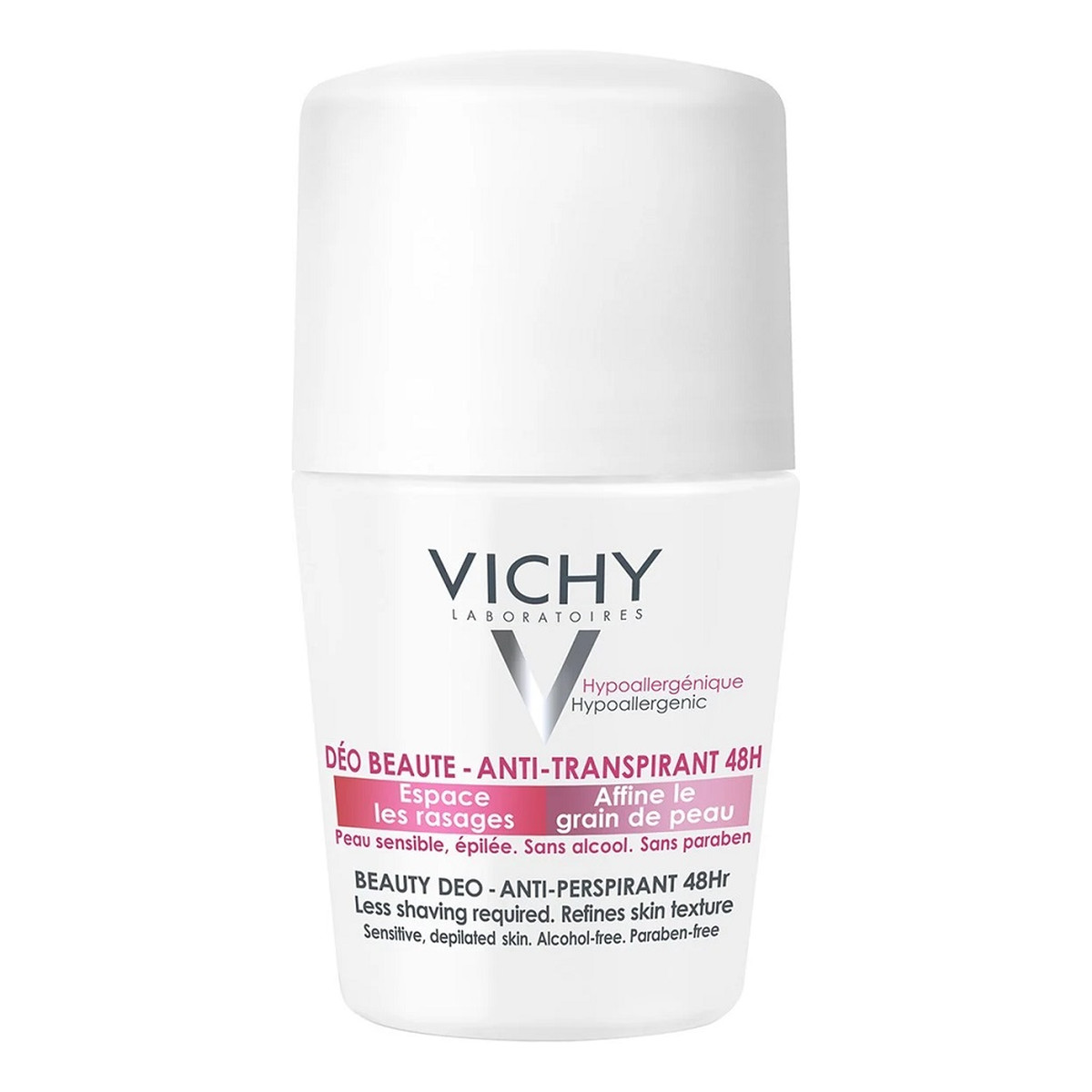 Vichy Beauty Deodorant 48H Dezodorant w kulce opóźniający odrost włosków 50ml