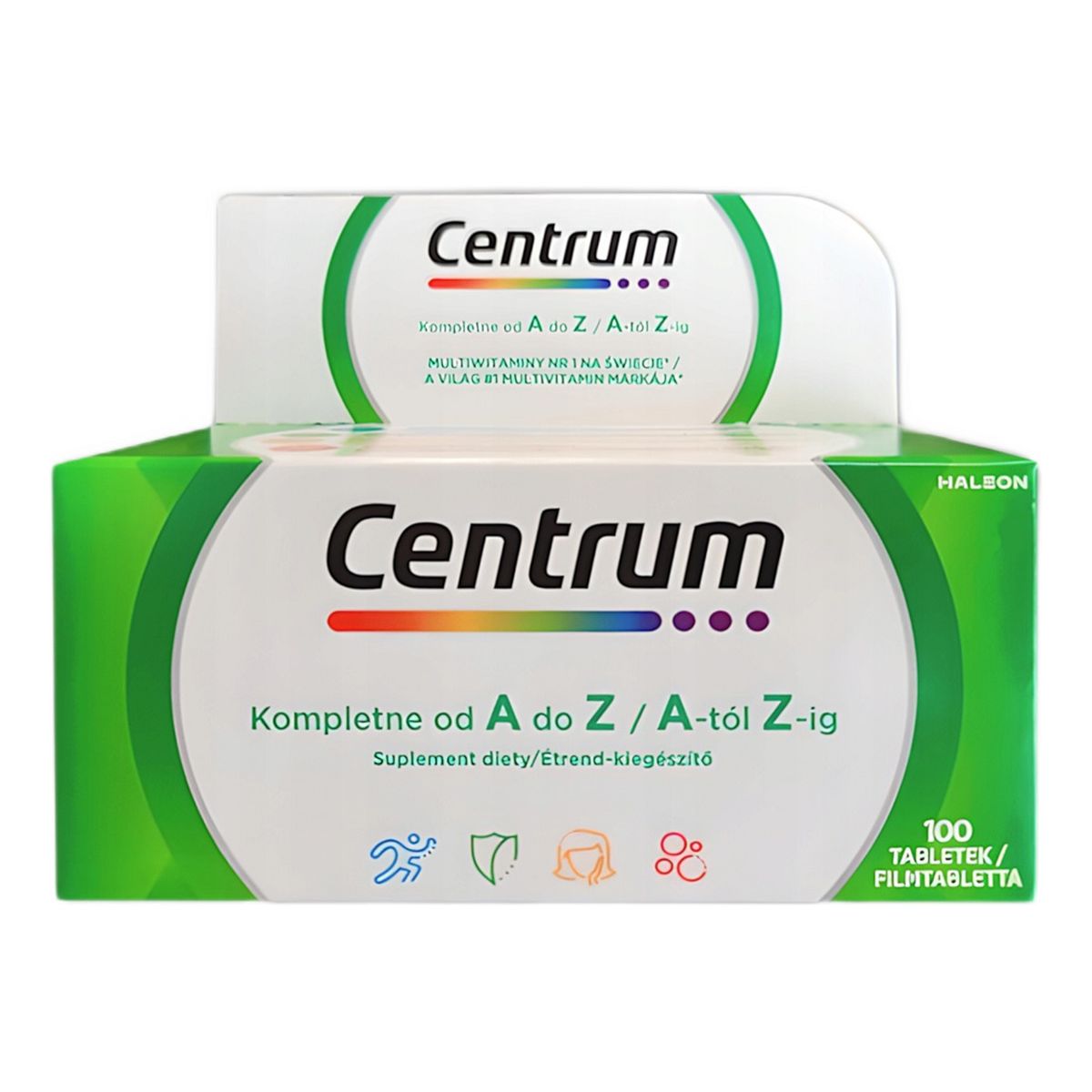 Centrum Kompletne od A do Z Zestaw multiwitamin suplement diety 100 tabletek