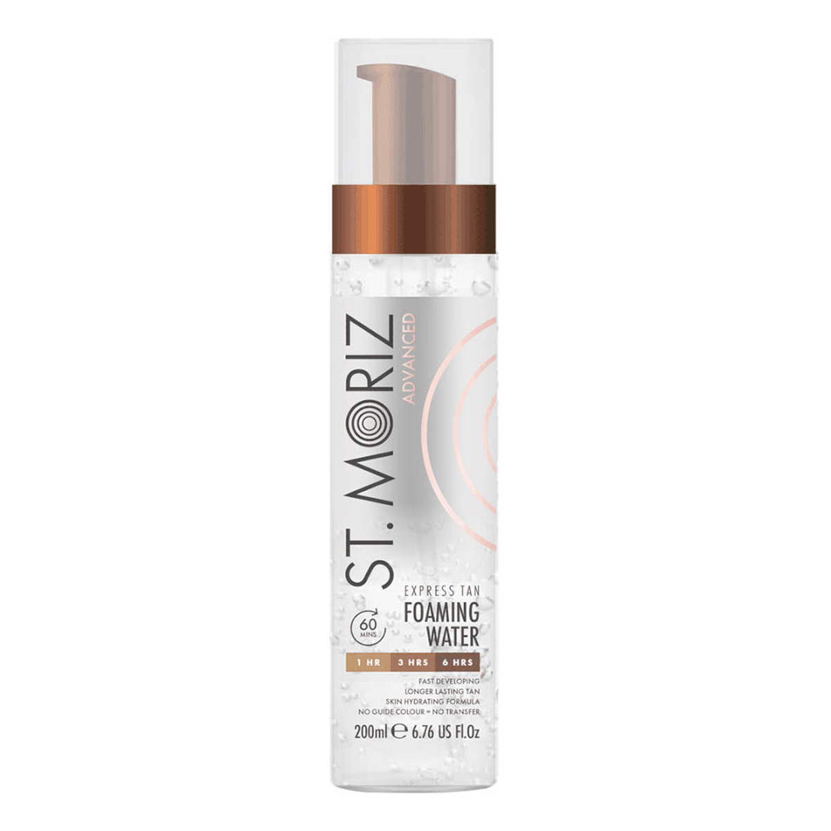 St. Moriz Advanced Express Self Tanning Foaming Water bezbarwna pianka samoopalająca do ciała i twarzy 200ml