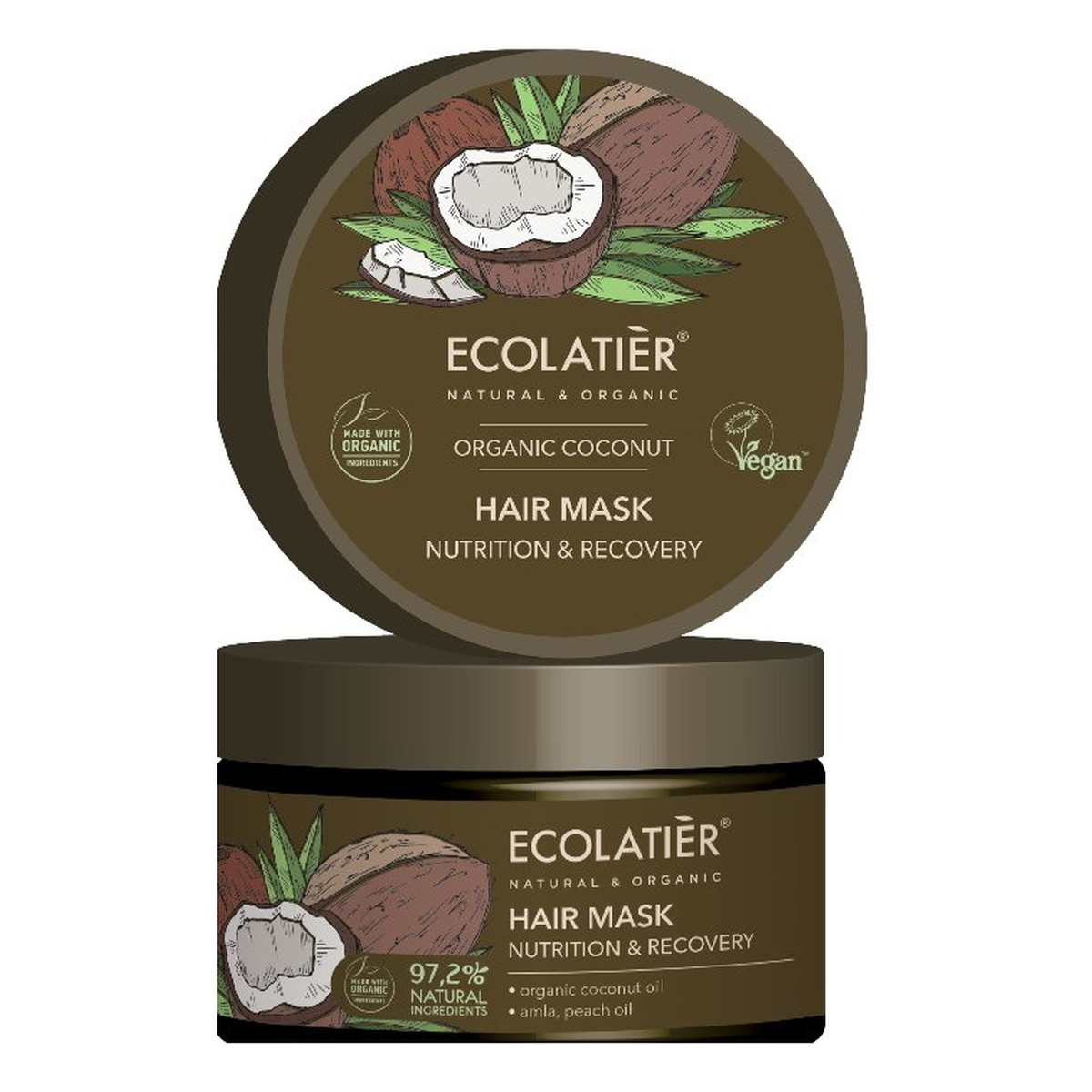 Ecolatier Coconut Maska do włosów Odżywianie i Odnowa 250ml