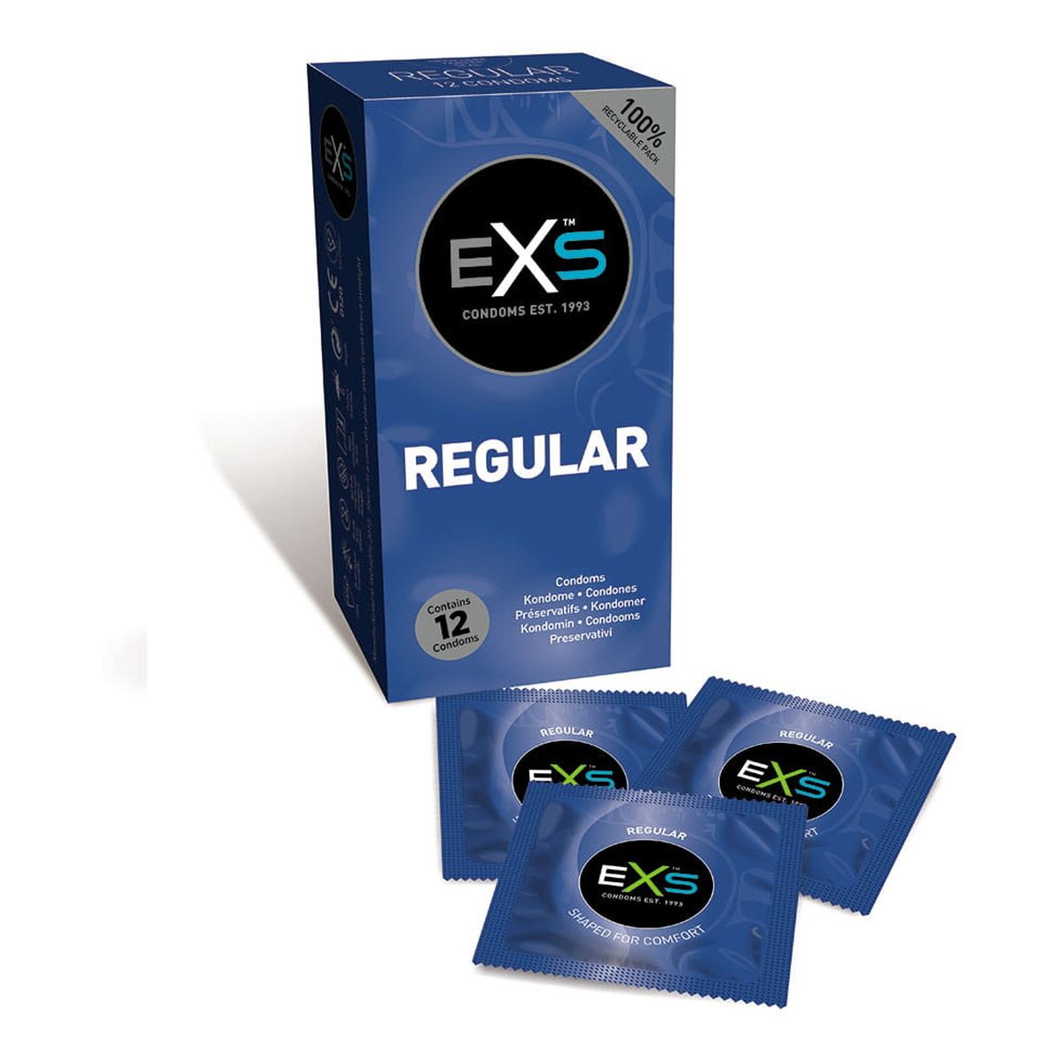 EXS Regular klasyczne prezerwatywy 12szt.