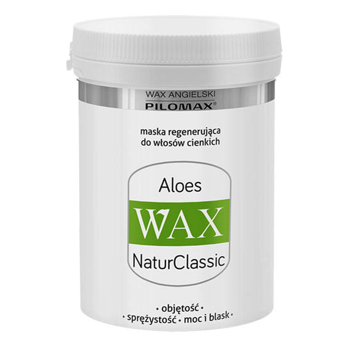 Pilomax Wax Aloes Natur Classic Maska Regenerująca Do Włosów Cienkich 480ml
