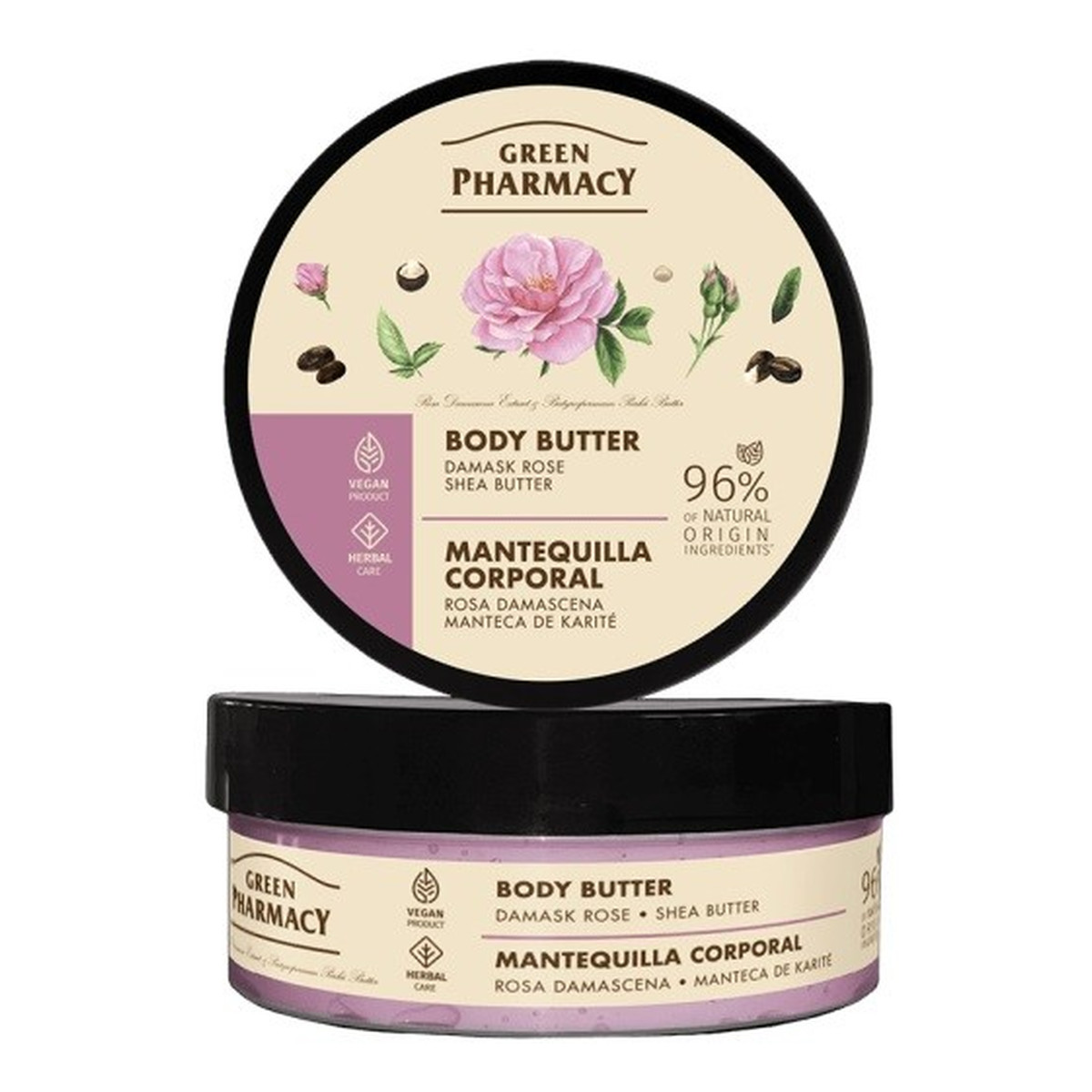 Green Pharmacy multi masło do ciała róża damasceńska i masło shea 200 ml 200ml