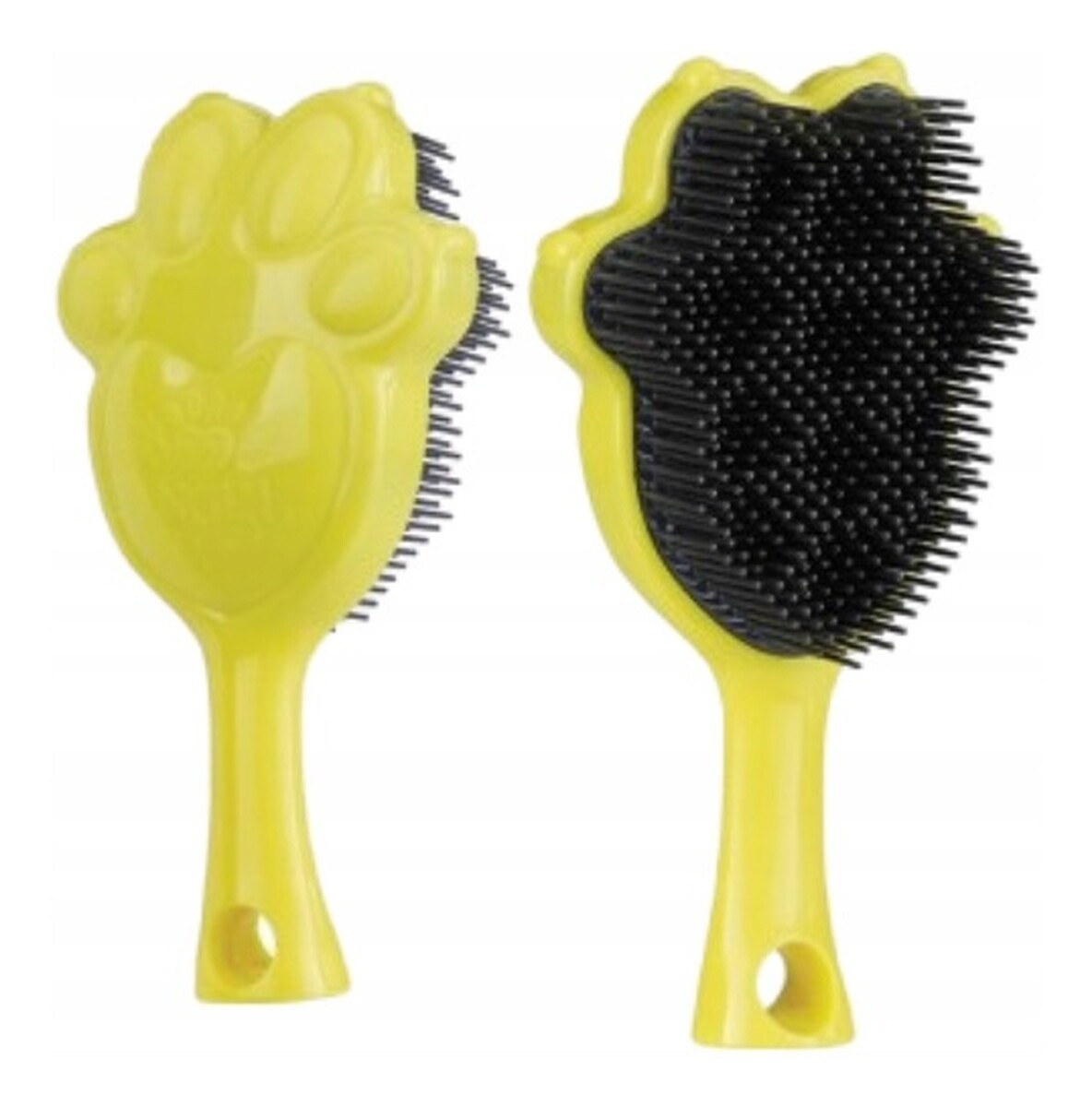 Pet Mini mała szczotka dla zwierząt Żółta