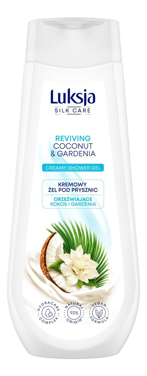 Orzeźwiający Kremowy żel pod prysznic-kokos i gardenia