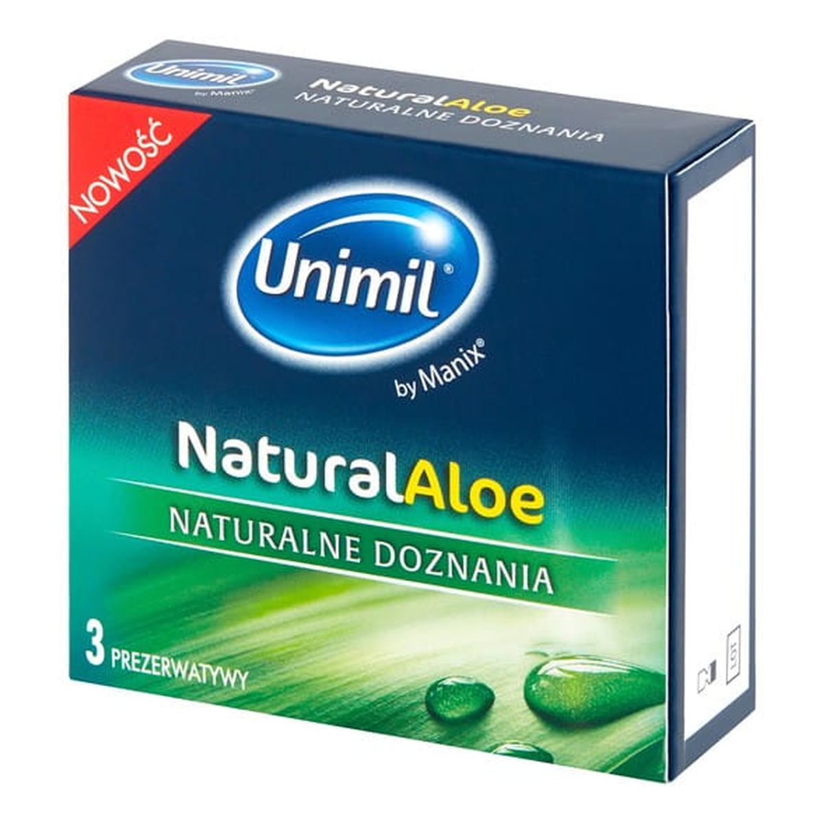 Unimil Natural aloe lateksowe prezerwatywy 3szt