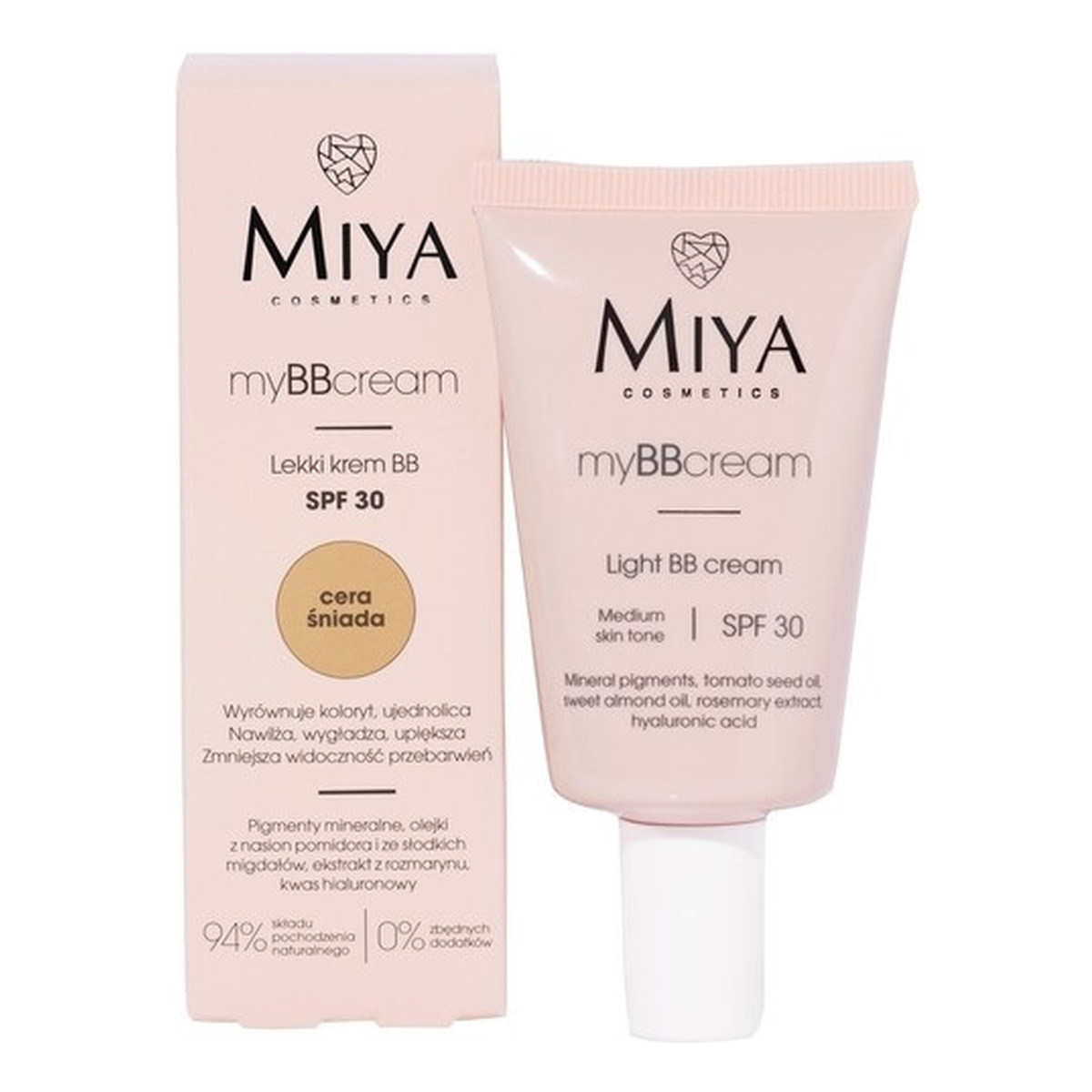Miya Cosmetics My BB Cream Lekki krem koloryzujący SPF30 40ml