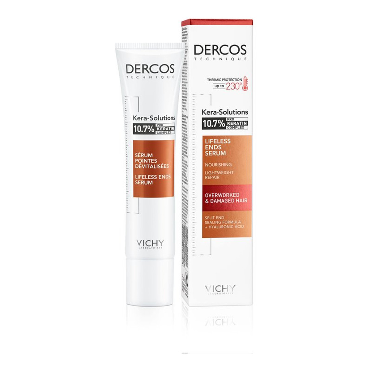 Vichy Dercos kera-solutions lifeless ends serum odżywcze serum na rozdwojone końcówki włosów 40ml