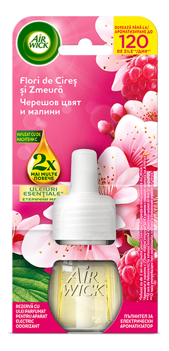 Wkład do elektrycznego odświeżacza Cherry Blossom and Raspberry