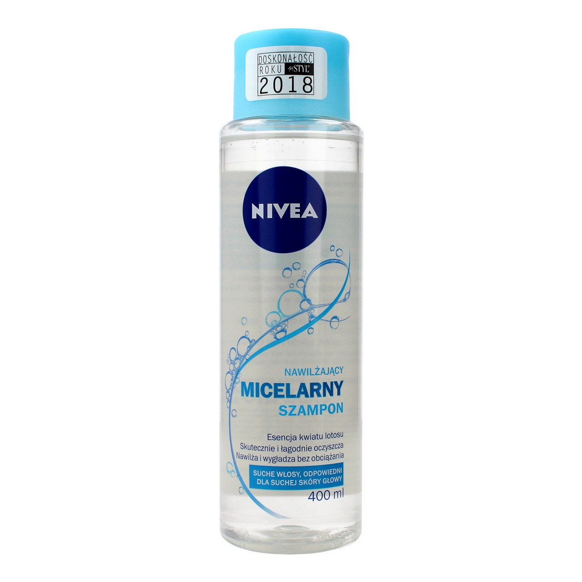 Nivea Micelarny Szampon nawilżający do włosów suchych 400ml