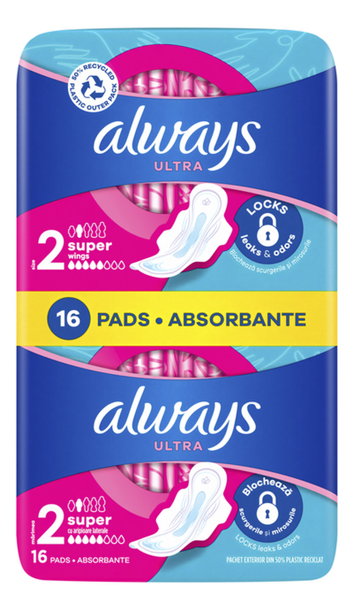 Super Podpaski ze Skrzydełkami 16szt.