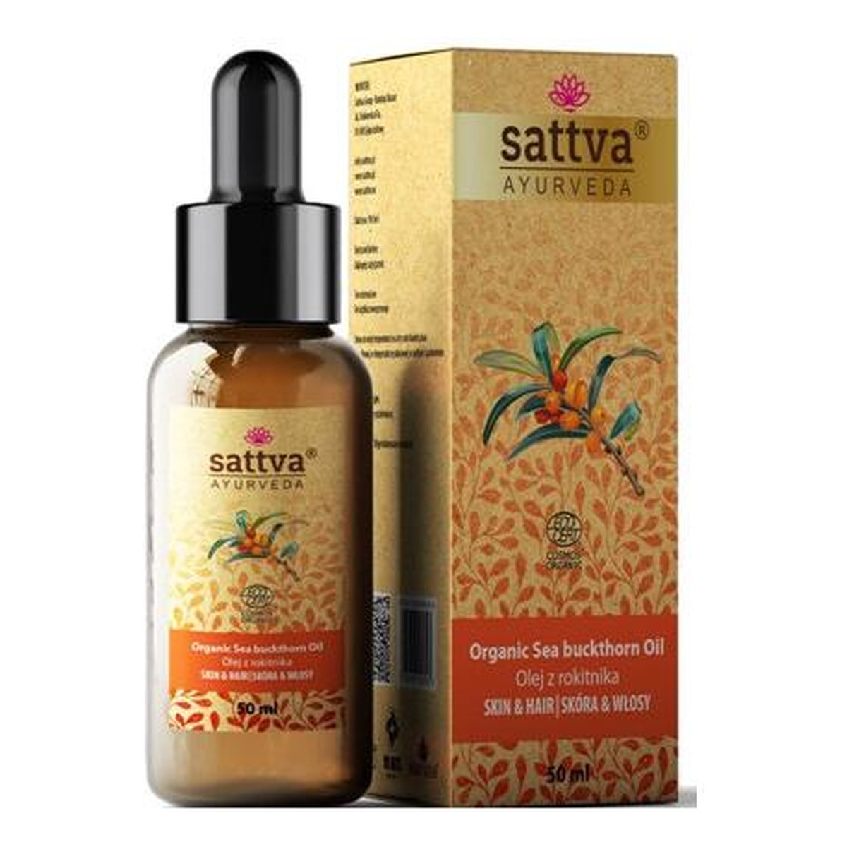 Sattva Organiczny olejek rokitnikowy 50ml