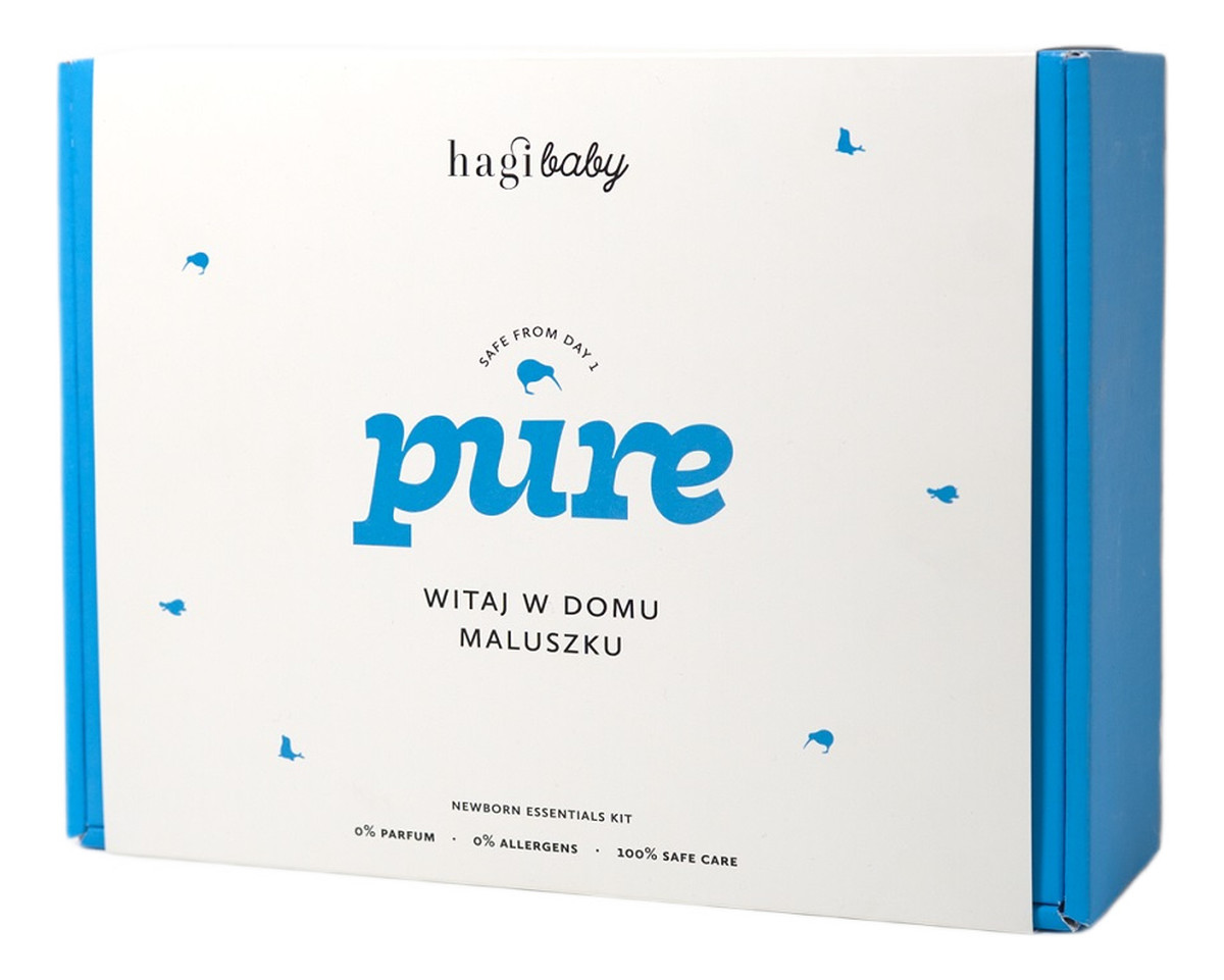 Pure krem do buzi i ciała 75ml + krem pod pieluszkę 75ml + żel do ciała i włosów 250ml + emolient do kąpieli 150ml