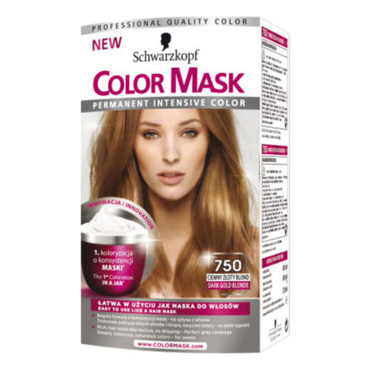 Schwarzkopf Permanent Intensive Color Color Mask Farba Do Włosów 145ml