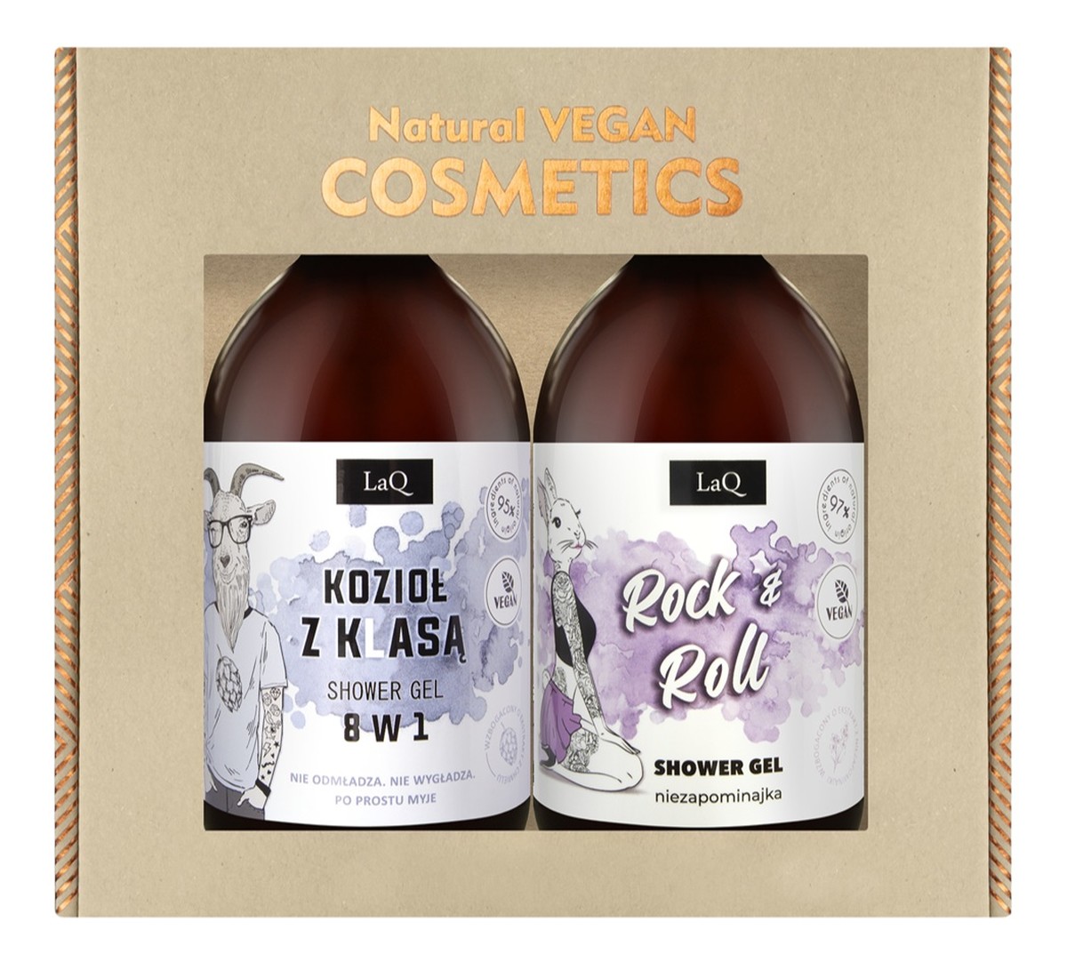 Zestaw kozioł z klasą żel pod prysznic 500ml + niezapominajka żel pod prysznic 500ml